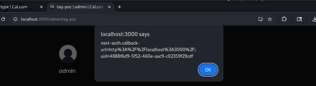 alert box